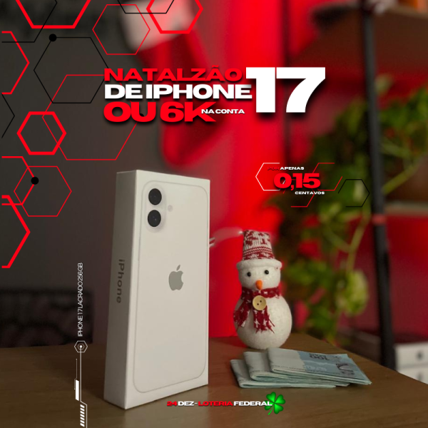 iPhone 17 ou 6K na conta 